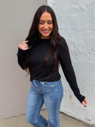 Stacy Top-Black-Thread & Supply