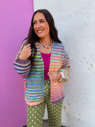 Rainbow Pop Cardigan