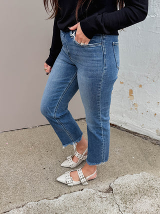 Winnie High Rise Straight Leg Denim