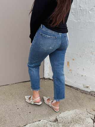 Winnie High Rise Straight Leg Denim