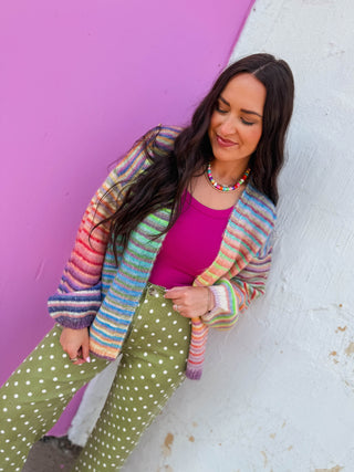 Rainbow Pop Cardigan