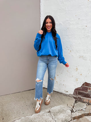 Ella High Rise Wide Straight Leg Denim-Hidden