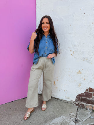 Denim Darling Top