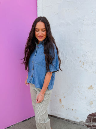 Denim Darling Top