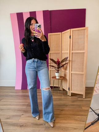 Jake High Rise Wide Leg Denim