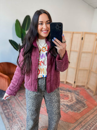 Brina Jacket-Crushed Berry-Thread & Supply