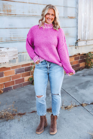 Rowan Sweater-Pink