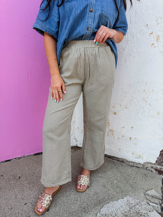 Jordan Gingham Pants