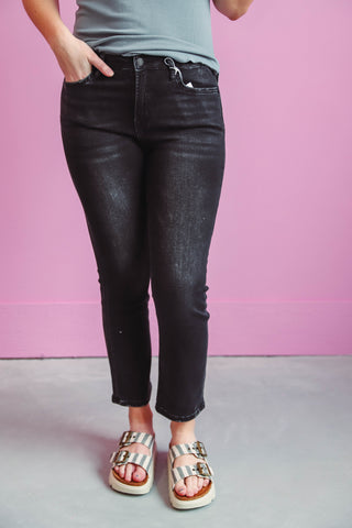 Alexis High Rise Straight Leg Denim