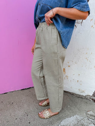 Jordan Gingham Pants