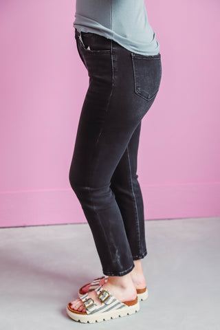 Alexis High Rise Straight Leg Denim