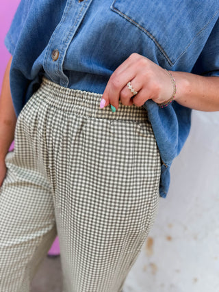 Jordan Gingham Pants