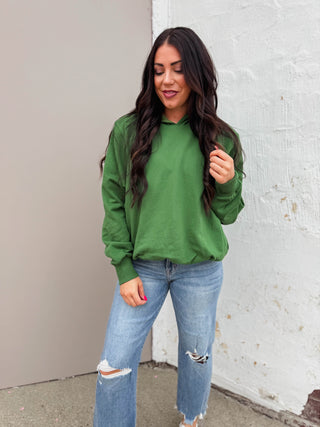 Ashten Bubble Hoodie-Green