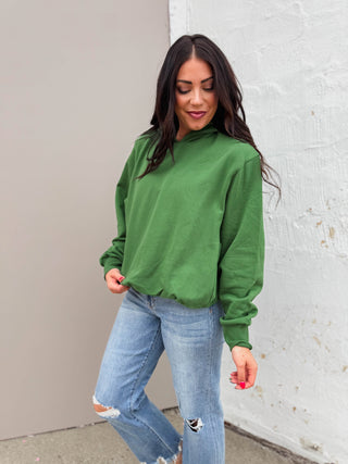 Ashten Bubble Hoodie-Green