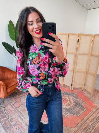 Becca Floral Top