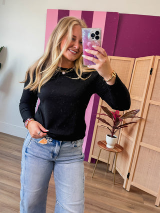 Perfect Layer Long Sleeve-Black