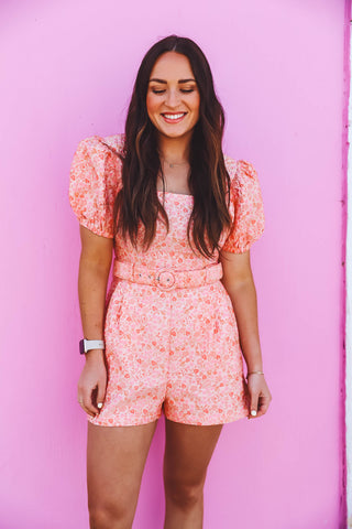 Poppy Floral Romper