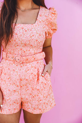 Poppy Floral Romper