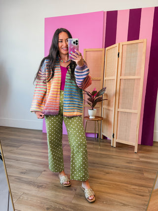 Rainbow Pop Cardigan