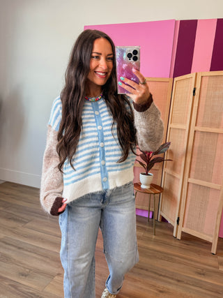 Larson Striped Cardigan