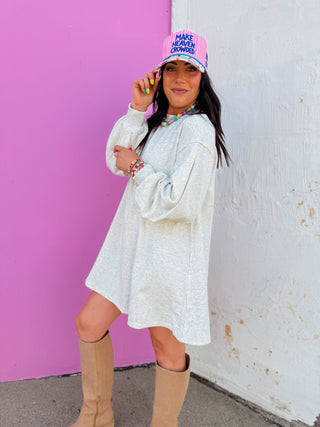 On The Go Sweatshirt Dress