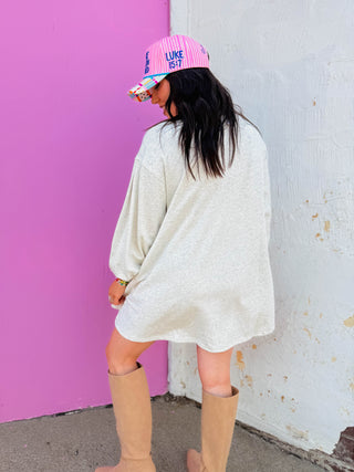 On The Go Sweatshirt Dress
