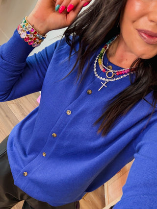 Jana Cardigan-Blue