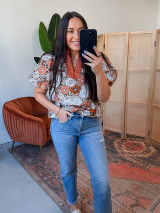 Michelle Floral Top