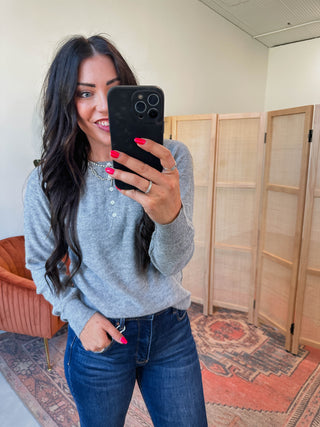 Abbey Henley Sweater