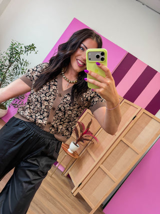 Tenley Floral Knit Top