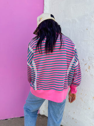 Maggie Striped Pullover