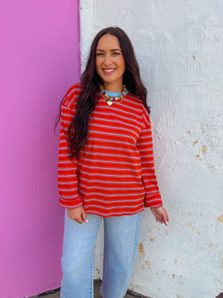 Poppy Striped Long Sleeve