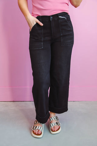 Blakely High Rise Wide Leg Denim