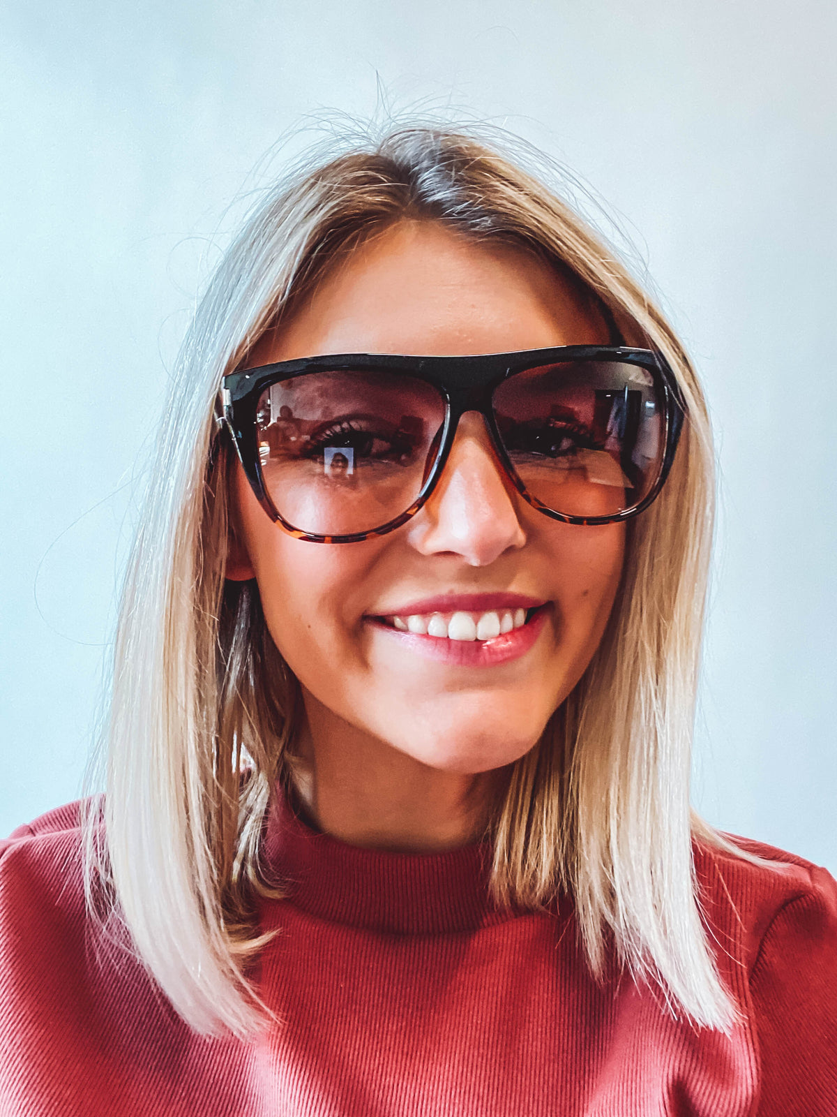 Ember Sunglasses-Gradient Cheetah-DAX Eyewear