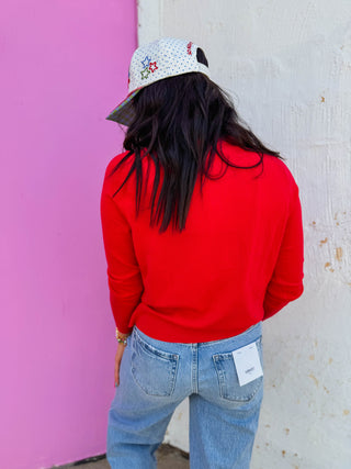Jana Cardigan-Red