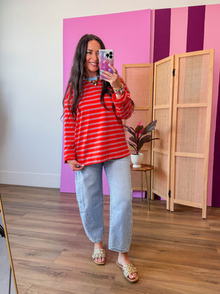 Poppy Striped Long Sleeve