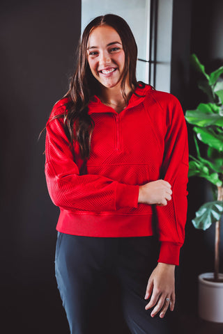 Harper Pullover-Red