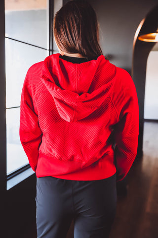 Harper Pullover-Red