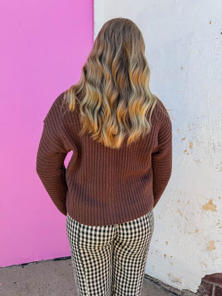 Harlow Cardigan-Espresso