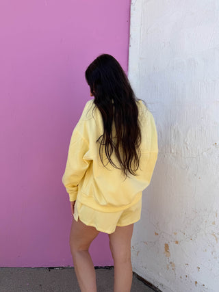 Cozy Club Lounge Set-Lemon