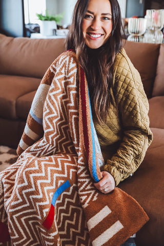 Geometric Throw Blanket