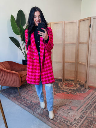 Lyla Houndstooth Jacket