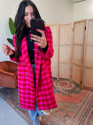 Lyla Houndstooth Jacket