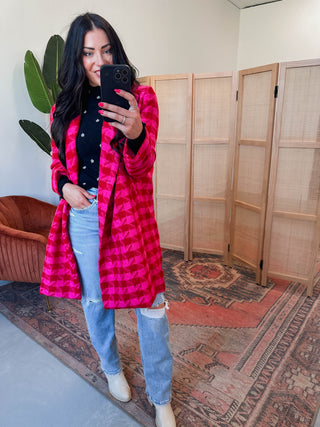 Lyla Houndstooth Jacket