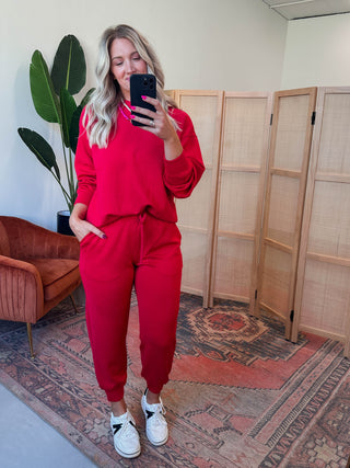 Logan Joggers-Red
