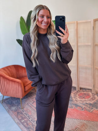 Logan Pullover-Espresso