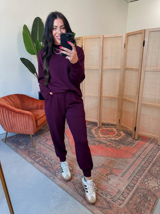 Logan Joggers-Plum
