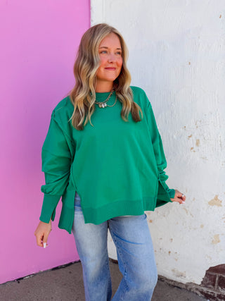 Adrian Pullover-Kelly Green