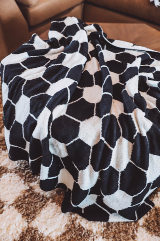 Soccer Ball Throw Blanket