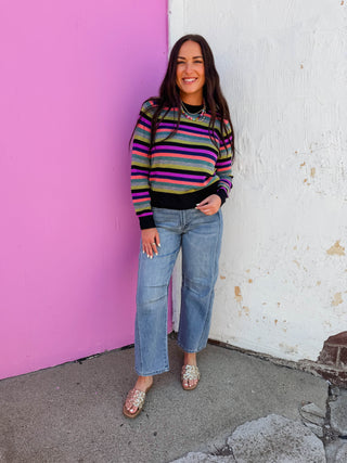 Lydia Striped Sweater